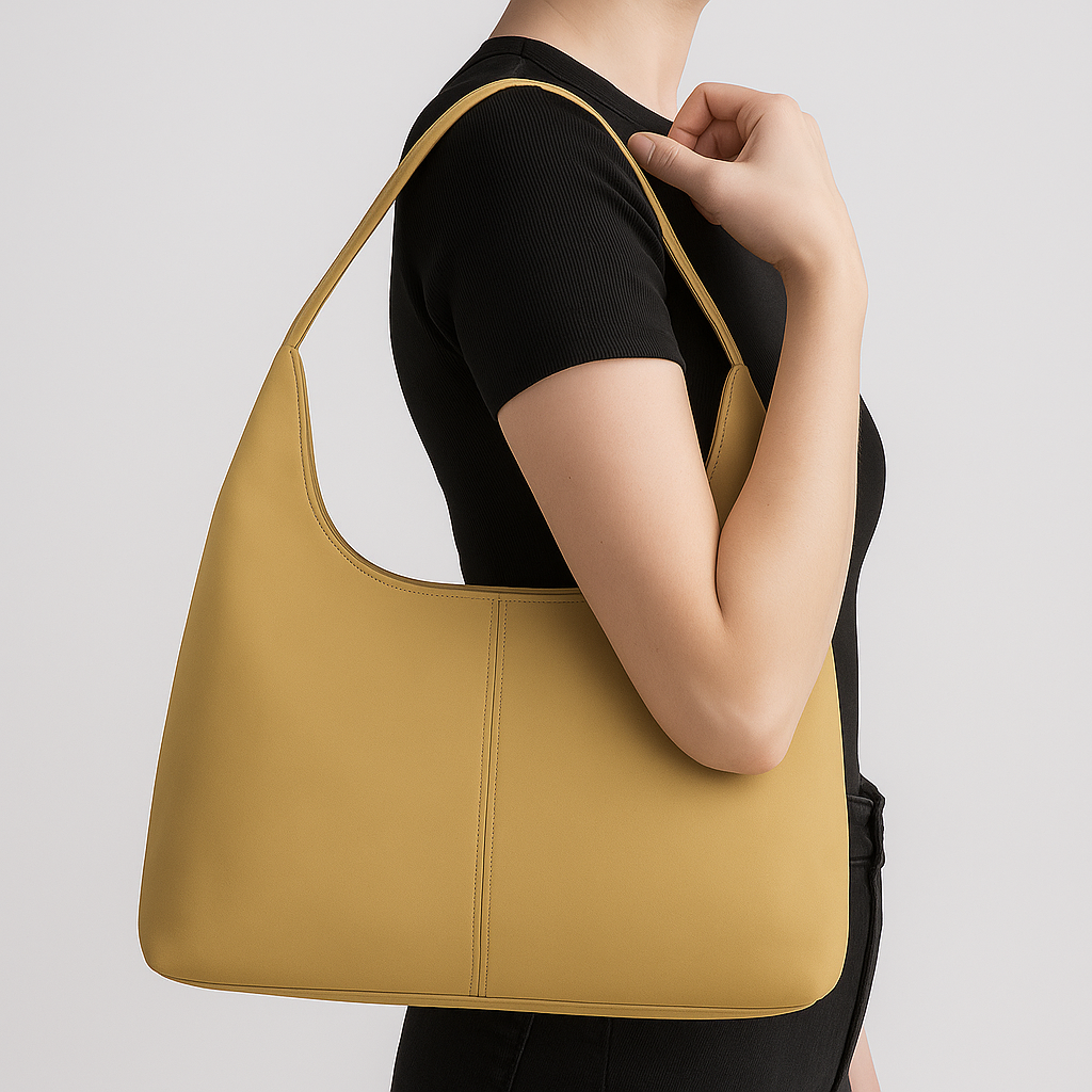 Water-Resistant Vegan Suede Tote Bag