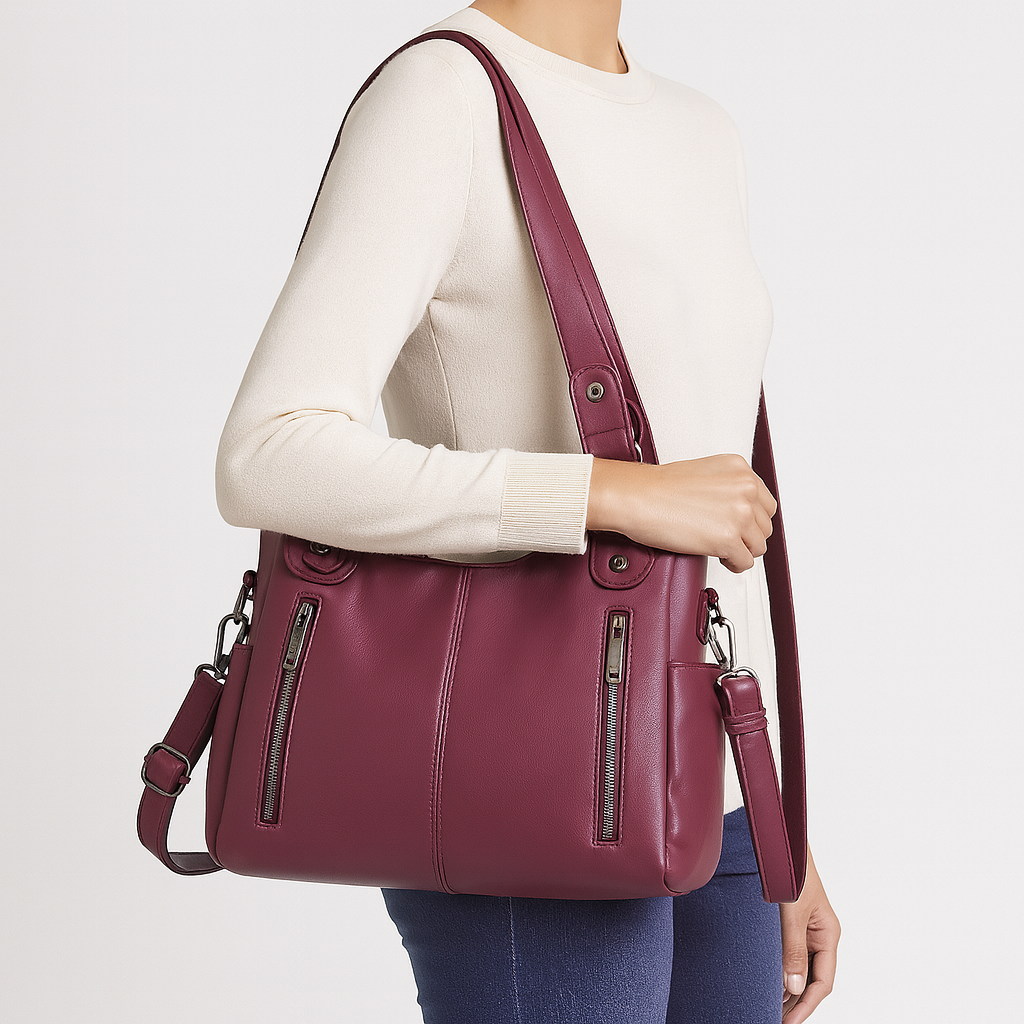 Water-Resistant Vegan Tote Bag