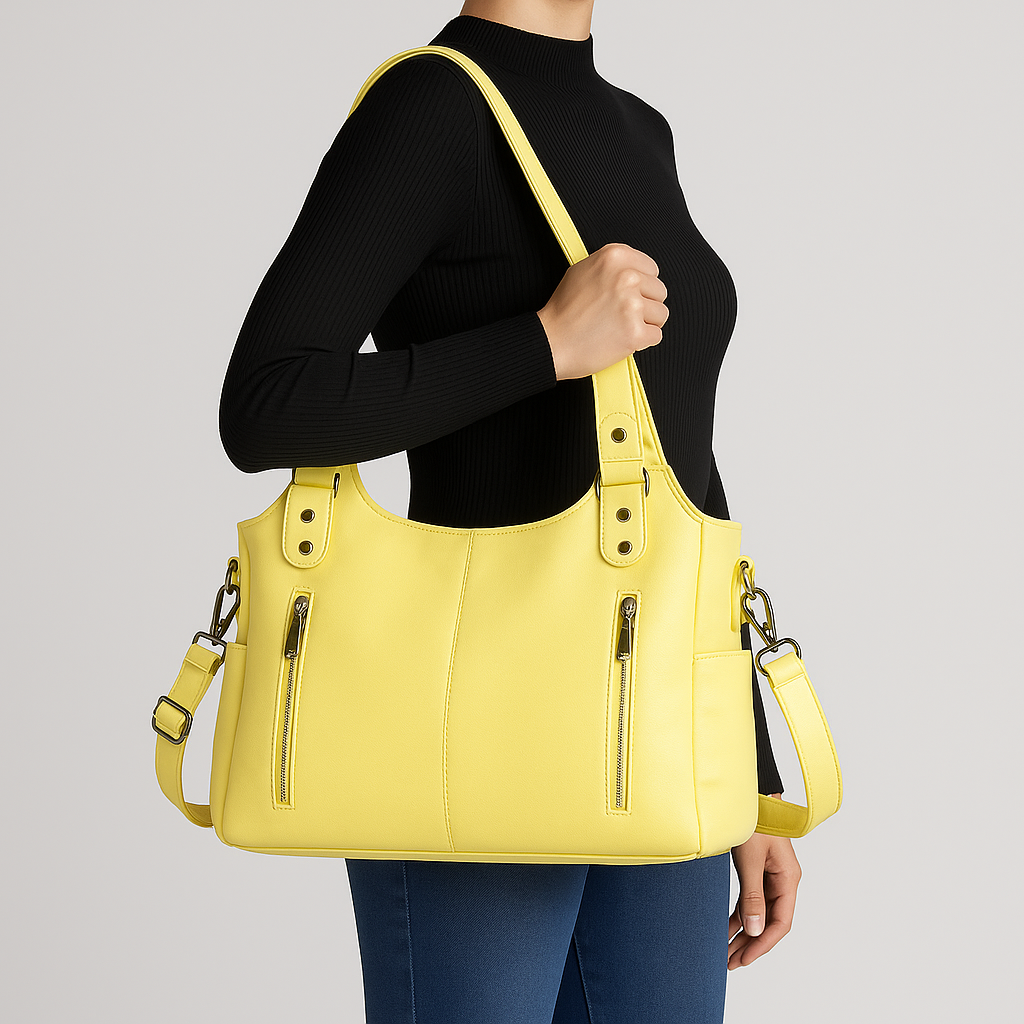 Water-Resistant Vegan Tote Bag