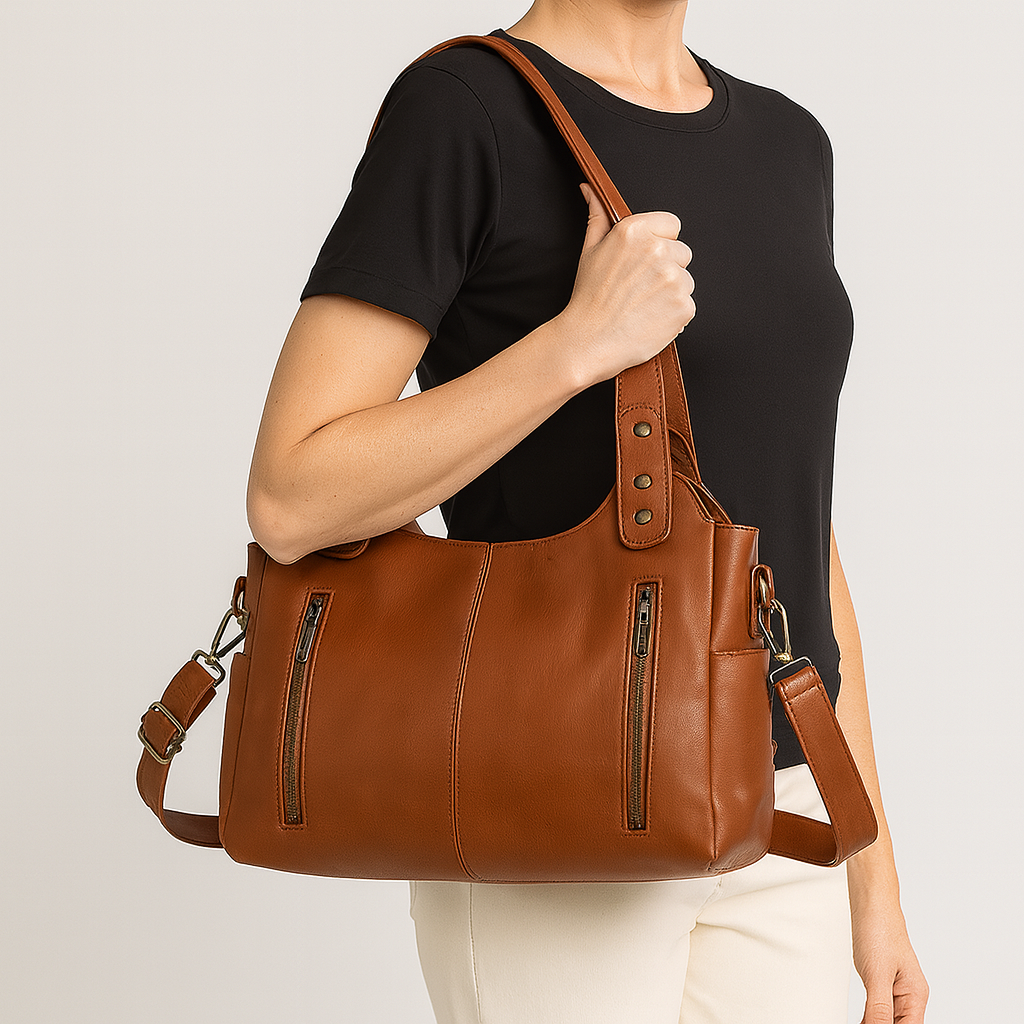 Water-Resistant Vegan Tote Bag