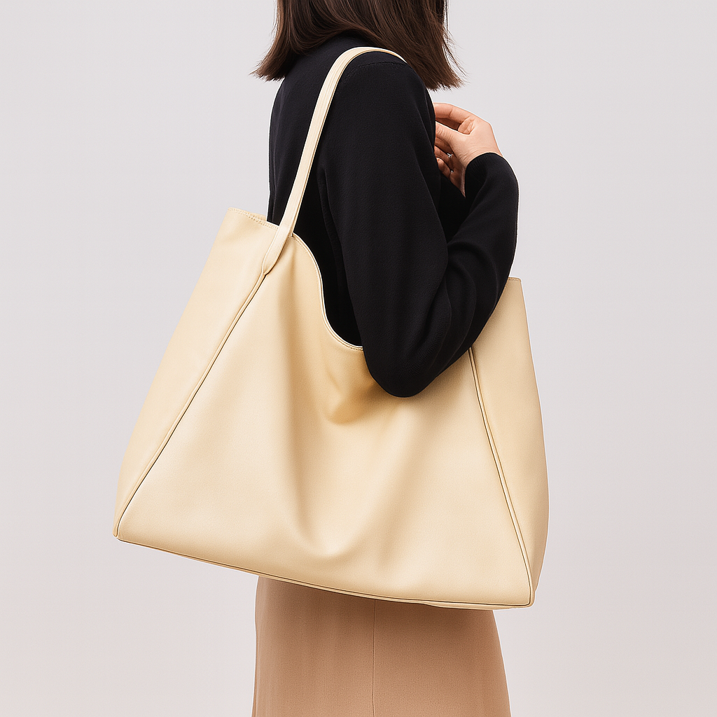 Large Women’s Leather Shoulder Bag – Handbag