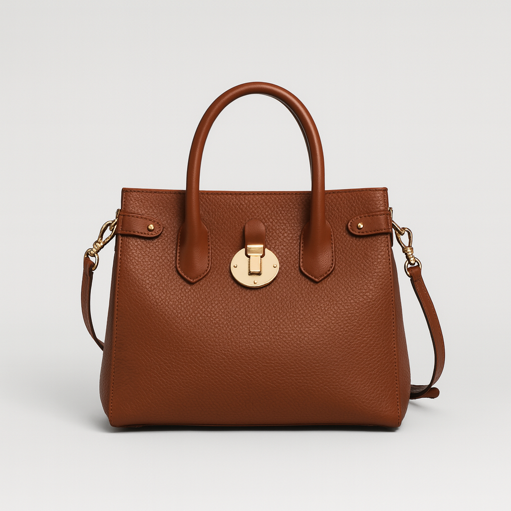 PU Leather Shoulder Bag – Multi-Pocket Everyday Bag