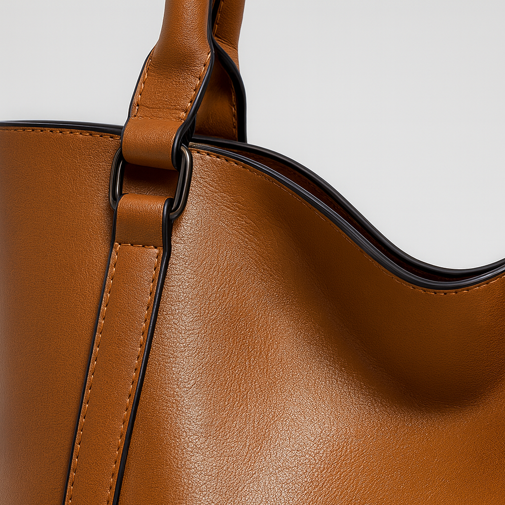 Women’s Shoulder Bag – Vintage Design in PU Leather