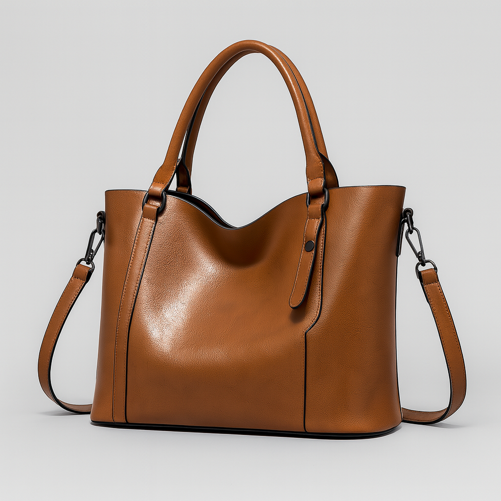 Women’s Shoulder Bag – Vintage Design in PU Leather